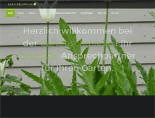 Tablet Screenshot of gartenschmiede.com